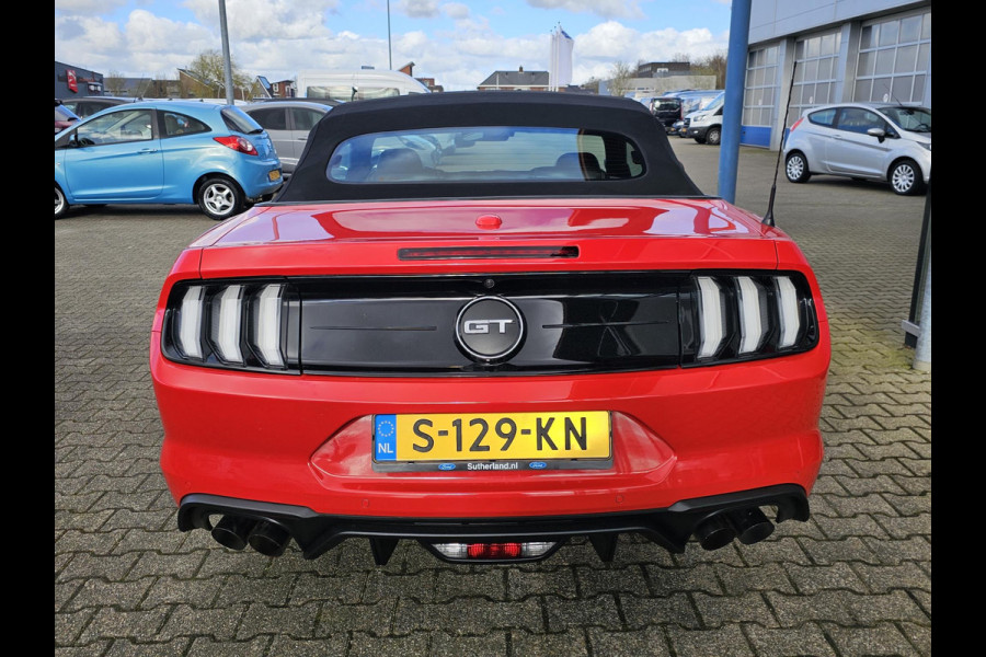 Ford Mustang Convertible 5.0 V8 GT | Dealeronderhouden | B&O Audio | Stoelverwarming + Koeling | Navigatie | Adaptive Cruise Control |