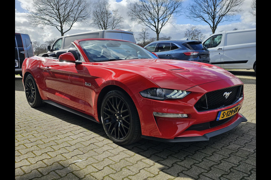 Ford Mustang Convertible 5.0 V8 GT | Dealeronderhouden | B&O Audio | Stoelverwarming + Koeling | Navigatie | Adaptive Cruise Control |