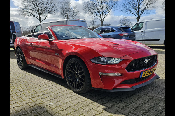 Ford Mustang Convertible 5.0 V8 GT | Dealeronderhouden | B&O Audio | Stoelverwarming + Koeling | Navigatie | Adaptive Cruise Control |