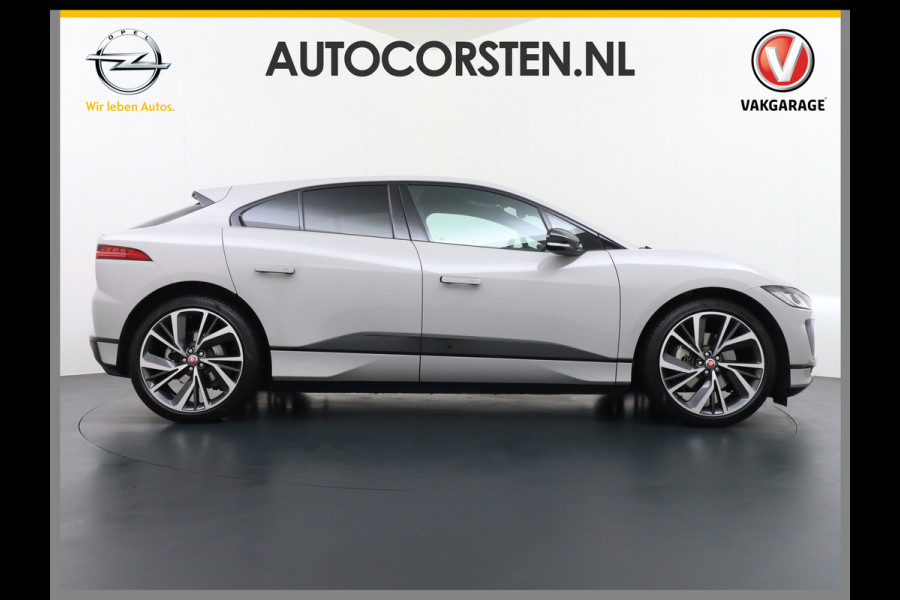 Jaguar I-PACE EV400 PK HSE Luchtvering Pano-Dak Matrix LED € 101K-nieuw! SOH 93% Lmv 22" Stoel- Leer+Elektr+Geheugen Apple Carplay Camera DAB  Meridian™ Surround 825Watt Dual-Ecc achter ! Driver-Assistance-Pack AEB DodehoekDetector ASR Hill-Hold Roll-Stability Control Verkeersborddetectie vermoeidheidsherkenning UitparkeerWaarsch. Orig. NLse auto 4,8sec 0-100 11KW laden thuis ! Snelladen tot 104kw DC 696Nm koppel ! 90kwh accu  Slechts 20.500 km. Jaguar I-PACE EV400 PK HSE Luchtvering Pano-Dak Matrix LED € 101K-nieuw! SOH 93% Lmv 22" Stoel- Leer+Elektr+Geheugen Apple Carplay Camera DAB  Meridian™ Surround 825Watt Dual-Ecc achter ! Driver-Assistance-Pack AEB DodehoekDetector ASR Hill-Hold Roll-Stability Control Verkeersborddetectie vermoeidheidsherkenning UitparkeerWaarsch. Orig. NLse auto 4,8sec 0-100 11KW laden thuis ! Snelladen tot 104kw DC 696Nm koppel ! 90kwh accu  Slechts 20.500 km.