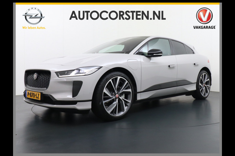 Jaguar I-PACE EV400 PK HSE Luchtvering Pano-Dak Matrix LED € 101K-nieuw! SOH 93% Lmv 22" Stoel- Leer+Elektr+Geheugen Apple Carplay Camera DAB  Meridian™ Surround 825Watt Dual-Ecc achter ! Driver-Assistance-Pack AEB DodehoekDetector ASR Hill-Hold Roll-Stability Control Verkeersborddetectie vermoeidheidsherkenning UitparkeerWaarsch. Orig. NLse auto 4,8sec 0-100 11KW laden thuis ! Snelladen tot 104kw DC 696Nm koppel ! 90kwh accu  Slechts 20.500 km. Jaguar I-PACE EV400 PK HSE Luchtvering Pano-Dak Matrix LED € 101K-nieuw! SOH 93% Lmv 22" Stoel- Leer+Elektr+Geheugen Apple Carplay Camera DAB  Meridian™ Surround 825Watt Dual-Ecc achter ! Driver-Assistance-Pack AEB DodehoekDetector ASR Hill-Hold Roll-Stability Control Verkeersborddetectie vermoeidheidsherkenning UitparkeerWaarsch. Orig. NLse auto 4,8sec 0-100 11KW laden thuis ! Snelladen tot 104kw DC 696Nm koppel ! 90kwh accu  Slechts 20.500 km.