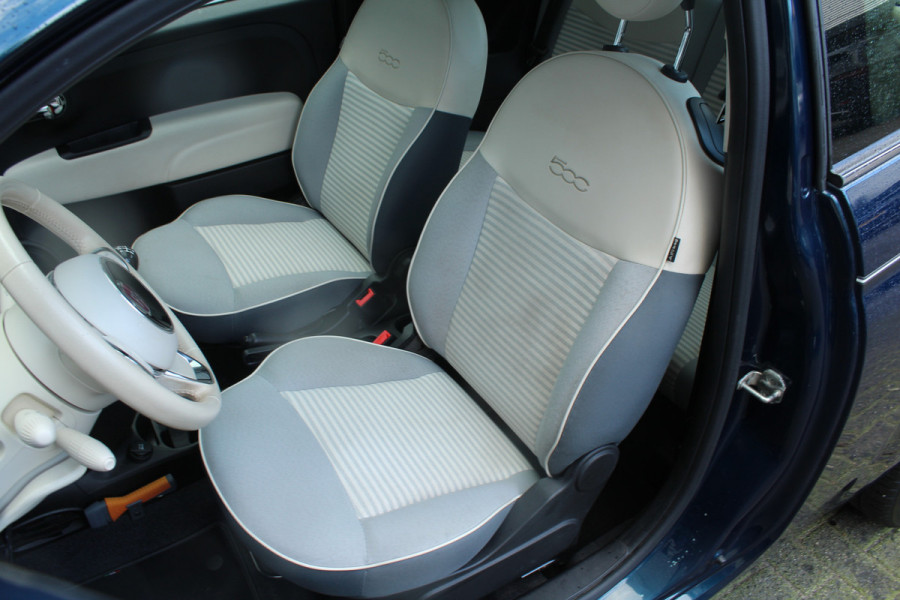 Fiat 500 0.9 TwinAir 81pk Turbo Collezione NL-Auto NAP Airco Cruise Navi 16"LMV
