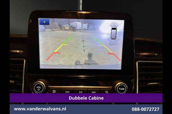 Ford Transit Custom 2.0 TDCI 170pk Automaat L2H1 Dubbele cabine Limited Euro6 Airco | 2x Zijdeur | Navigatie | Xenon Camera, Cruiscontrol, 5-zits, LED, LM Velgen, Trekhaak, Sidebars, Stoelverwarming, Verwarmde voorruit, Parkeersensoren