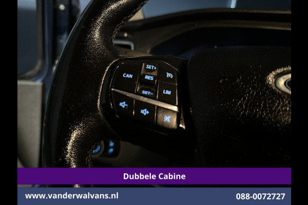 Ford Transit Custom 2.0 TDCI 170pk Automaat L2H1 Dubbele cabine Limited Euro6 Airco | 2x Zijdeur | Navigatie | Xenon Camera, Cruiscontrol, 5-zits, LED, LM Velgen, Trekhaak, Sidebars, Stoelverwarming, Verwarmde voorruit, Parkeersensoren