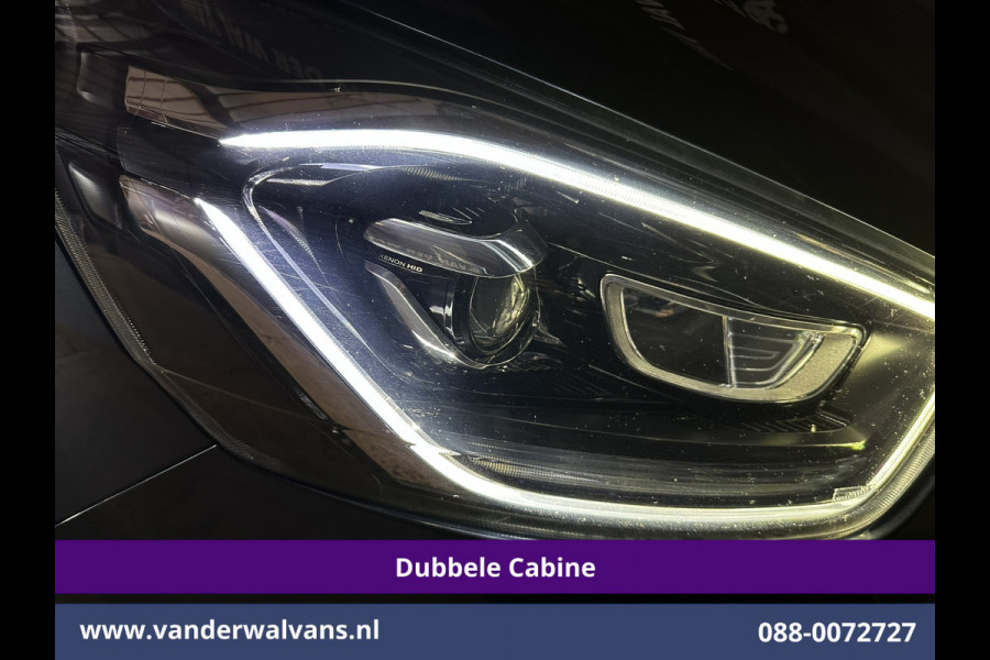 Ford Transit Custom 2.0 TDCI 170pk Automaat L2H1 Dubbele cabine Limited Euro6 Airco | 2x Zijdeur | Navigatie | Xenon Camera, Cruiscontrol, 5-zits, LED, LM Velgen, Trekhaak, Sidebars, Stoelverwarming, Verwarmde voorruit, Parkeersensoren
