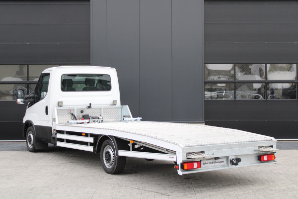 Iveco Daily - 35S18 3.0L 180pk Autotransporter - Geveerde Stoel - Lier - LED - Navi - ACC - Lane Assist - Faustmann Opbouw - Rijklaar