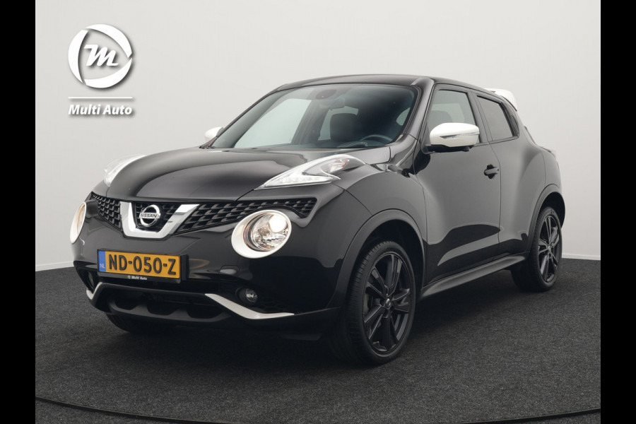 Nissan Juke 1.2 DIG-T S/S N-Vision 116pk Dealer O.H | Trekhaak Afneembaar | Alcantara Sportstoelen | 360 Camera | Lane Assist | Cruise Control | Keyless | Navigatie | Bluetooth | Climate Control | DAB |