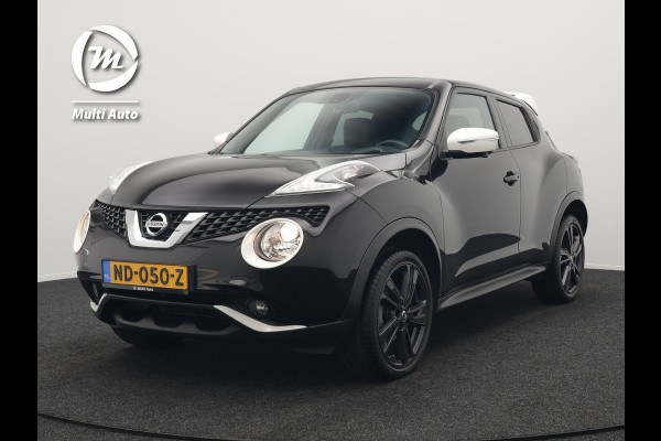 Nissan Juke 1.2 DIG-T S/S N-Vision 116pk Dealer O.H | Trekhaak Afneembaar | Alcantara Sportstoelen | 360 Camera | Lane Assist | Cruise Control | Keyless | Navigatie | Bluetooth | Climate Control | DAB |