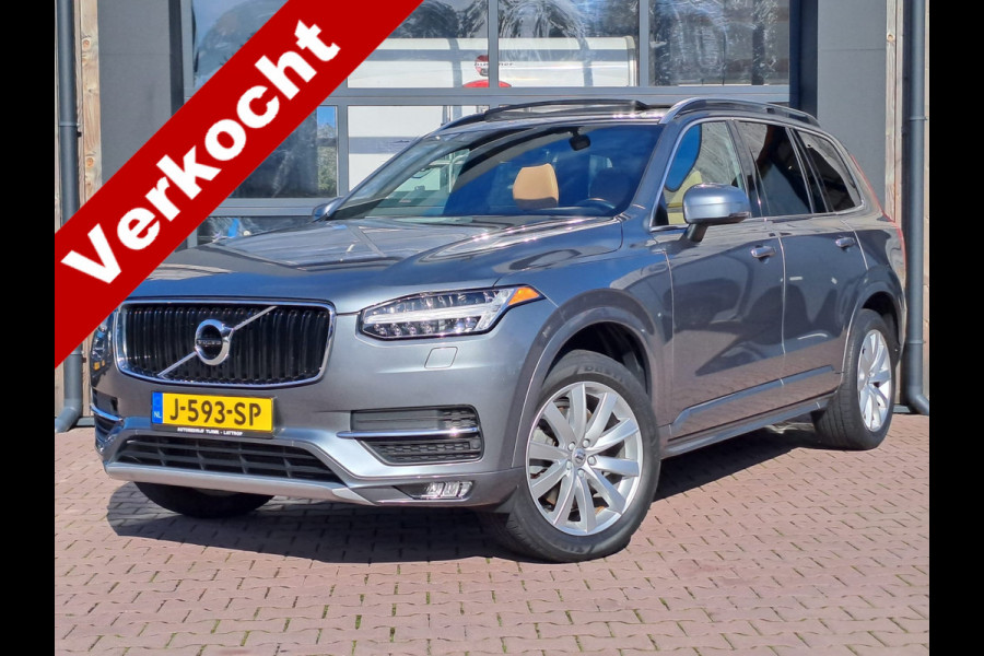 Volvo XC90 2.0 T6 AWD Momentum  | Pano | Leder | Elektr. Trekhaak | 7 Zitplaatsen | 1e eigenaar | Memory |