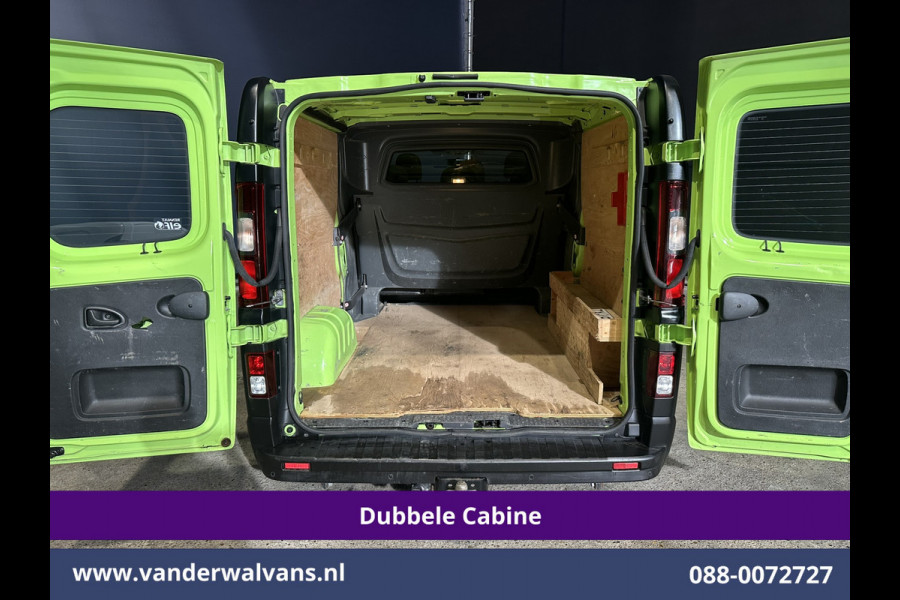 Renault Trafic 1.6 dCi L2H1 Dubbele Cabine Euro6 2x Zijdeur | Airco | 6-zits | Navigatie | Cruiscontrol Trekhaak, Bijrijdersbank, Parkeersensoren