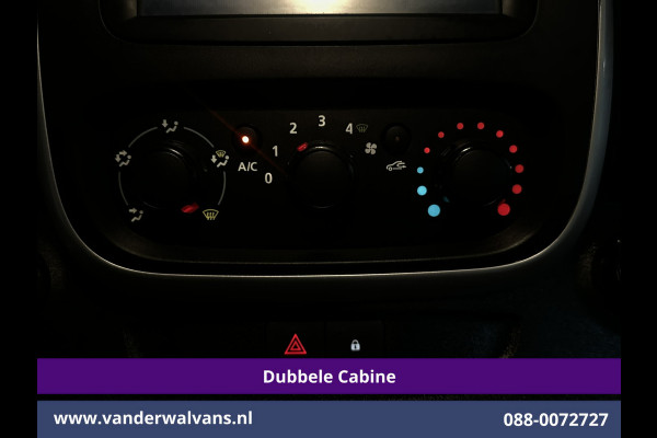 Renault Trafic 1.6 dCi L2H1 Dubbele Cabine Euro6 2x Zijdeur | Airco | 6-zits | Navigatie | Cruiscontrol Trekhaak, Bijrijdersbank, Parkeersensoren