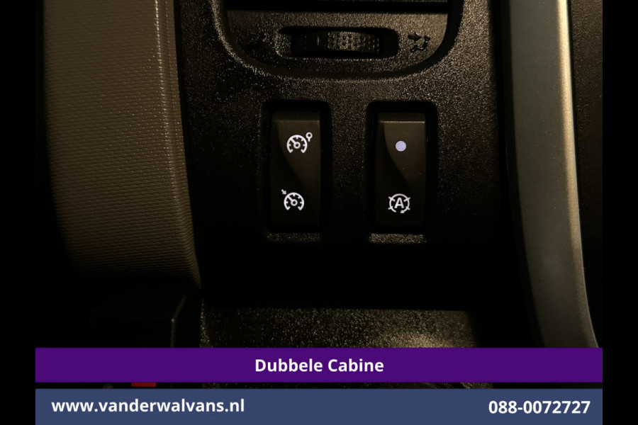 Renault Trafic 1.6 dCi L2H1 Dubbele Cabine Euro6 2x Zijdeur | Airco | 6-zits | Navigatie | Cruiscontrol Trekhaak, Bijrijdersbank, Parkeersensoren