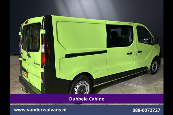 Renault Trafic 1.6 dCi L2H1 Dubbele Cabine Euro6 2x Zijdeur | Airco | 6-zits | Navigatie | Cruiscontrol Trekhaak, Bijrijdersbank, Parkeersensoren