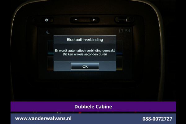 Renault Trafic 1.6 dCi L2H1 Dubbele Cabine Euro6 2x Zijdeur | Airco | 6-zits | Navigatie | Cruiscontrol Trekhaak, Bijrijdersbank, Parkeersensoren