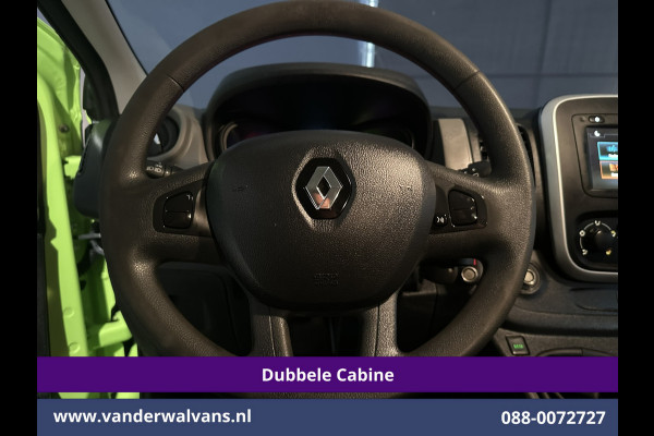 Renault Trafic 1.6 dCi L2H1 Dubbele Cabine Euro6 2x Zijdeur | Airco | 6-zits | Navigatie | Cruiscontrol Trekhaak, Bijrijdersbank, Parkeersensoren