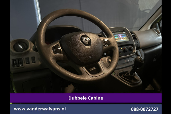 Renault Trafic 1.6 dCi L2H1 Dubbele Cabine Euro6 2x Zijdeur | Airco | 6-zits | Navigatie | Cruiscontrol Trekhaak, Bijrijdersbank, Parkeersensoren
