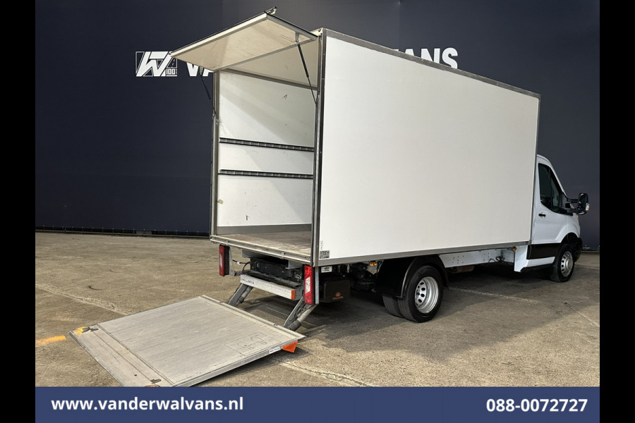 Ford Transit 2.0 TDCI 170pk Bakwagen Laadklep Dubbel Lucht Euro6 Airco | Cruiscontrol | Verwarmde Voorruit 940kg laadvermogen, Bijrijdersbank