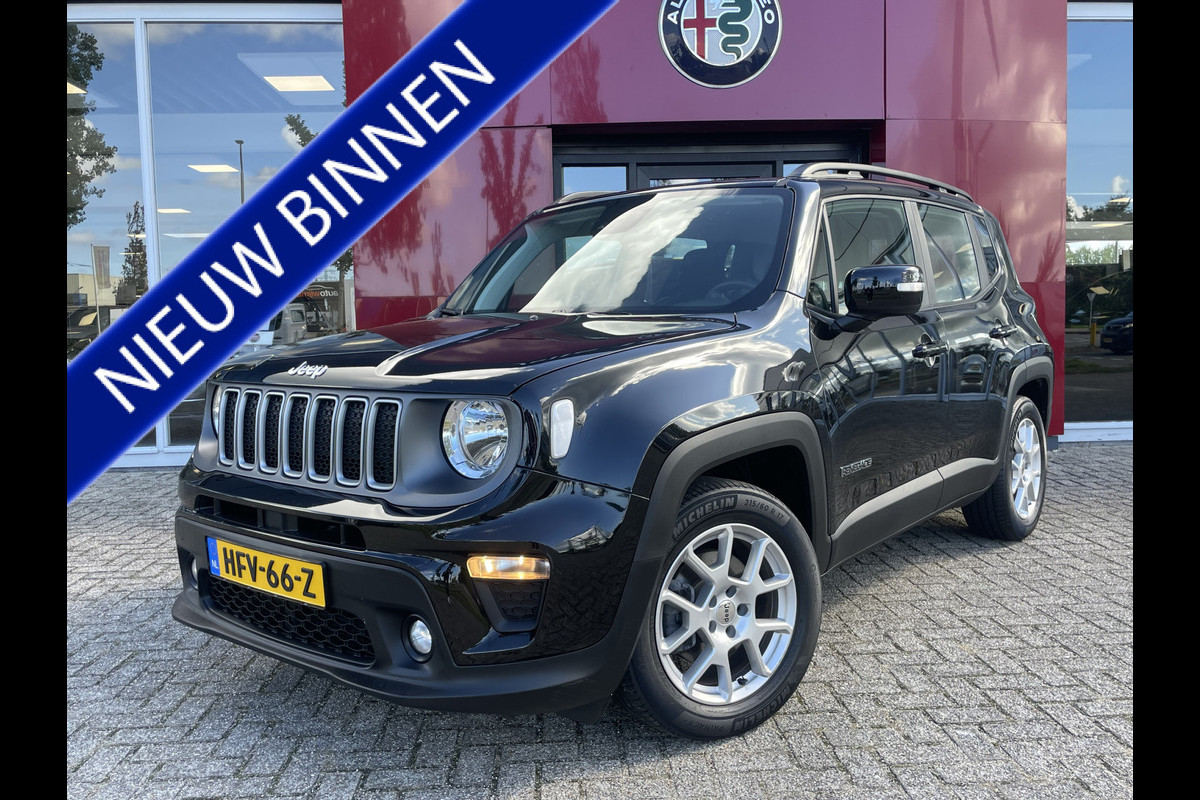 Jeep Renegade 1.5T e-Hybrid Limited | Apple/Android CarPlay | Parkeersensoren | Cruise control