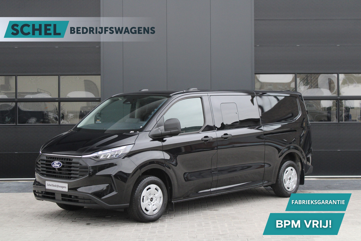 Ford Transit Custom 320 2.0 TDCI L2H1 Trend DC 136pk - 2x Schuifdeur - Camera - Stoel&Stuur verwarming - Carplay/Android - Rijklaar