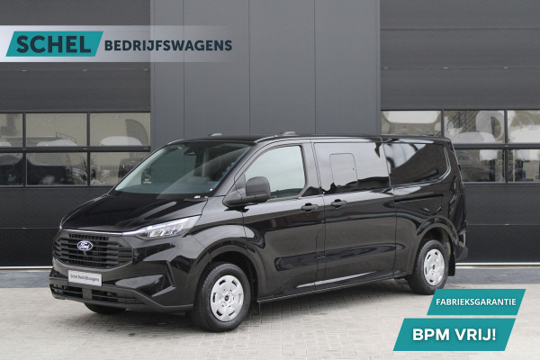Ford Transit Custom 320 2.0 TDCI L2H1 Trend DC 136pk - 2x Schuifdeur - Camera - Stoel&Stuur verwarming - Carplay/Android - Rijklaar