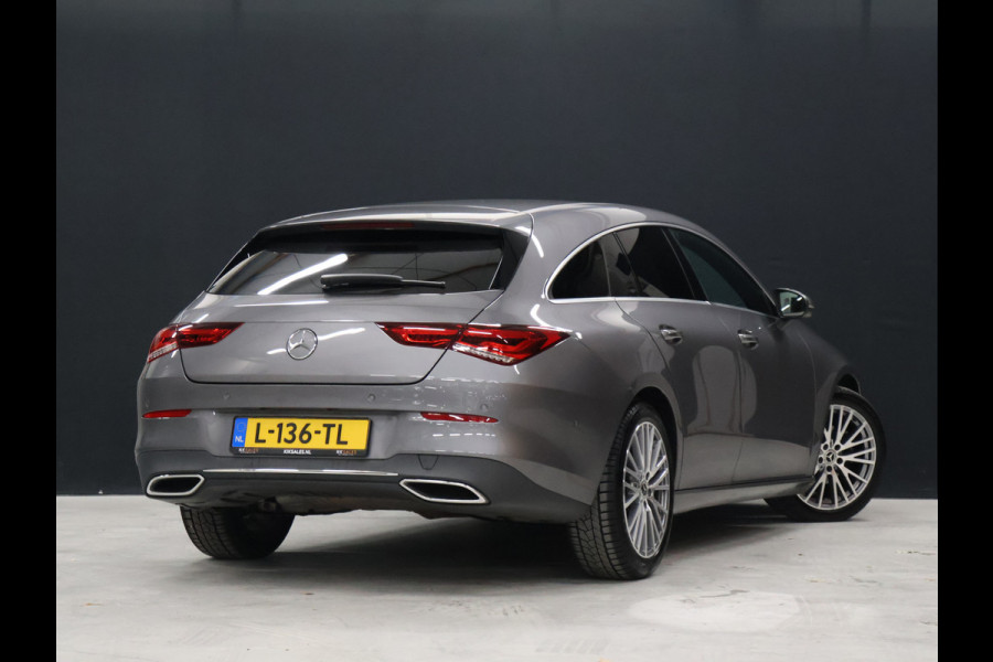Mercedes-Benz CLA-Klasse Shooting Brake 180 Business Solution Luxury [AUTOMATISCHE ACHTERKLEP, CAMERA, PDC 360, CRUISE CONTROL, FLIPPERS, SFEERVERLICHTING, BLUETOOTH TELEFOON, AUTOMATISCHE AIRCONDITIONING, NIEUWSTAAT]