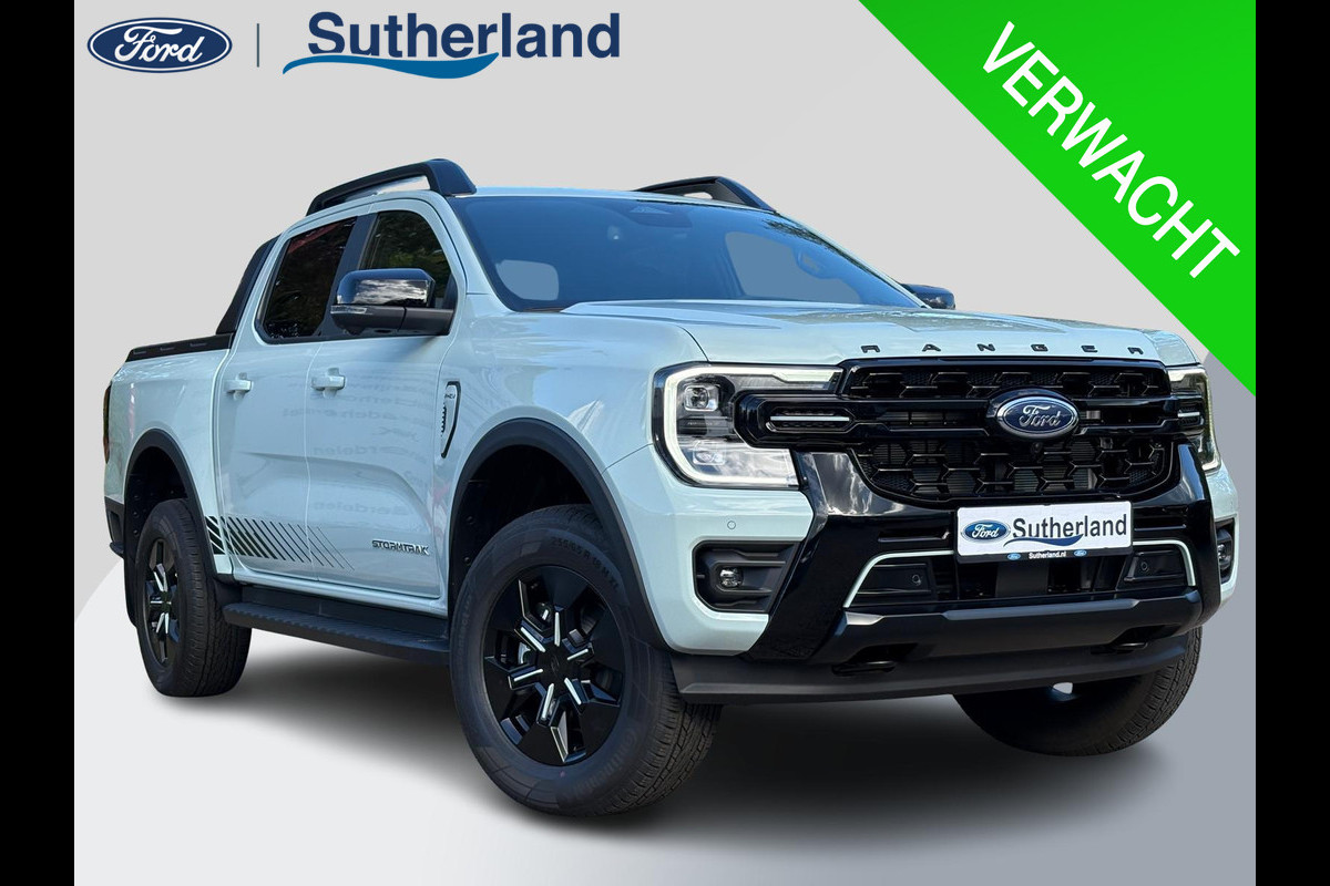 Ford Ranger 2.3 PHEV Stormtrak Double Cab 281pk | 5 persoons! | Technology Pack Plus Trailer | Cargo Area Pack | Power Rollertop | Prijs excl. BTW incl. BPM | laadkabel mode 3 16A