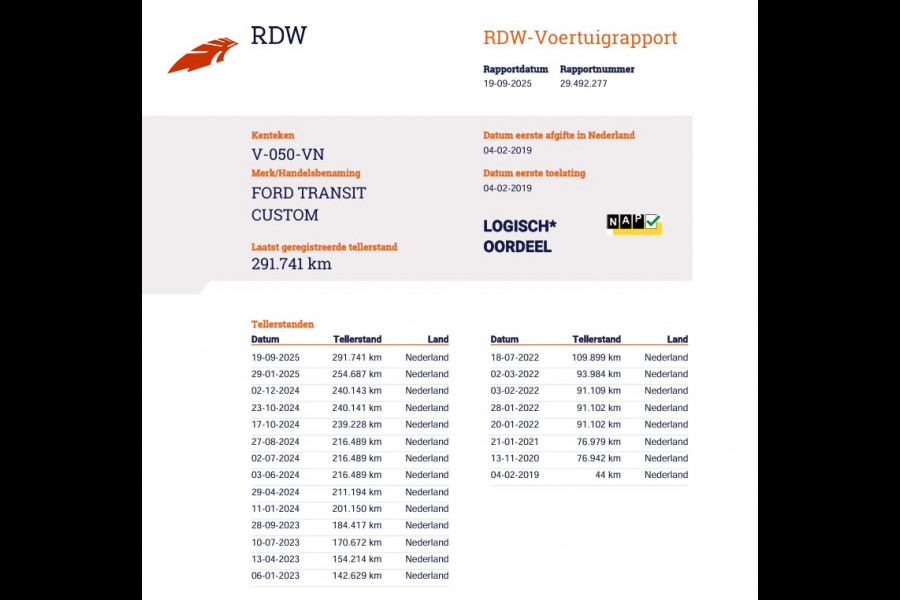 Ford Transit Custom 2.0 TDCI 131pk Euro 6 Automaat DC 5 pers. - 2x Schuifdr. - Trekhaak