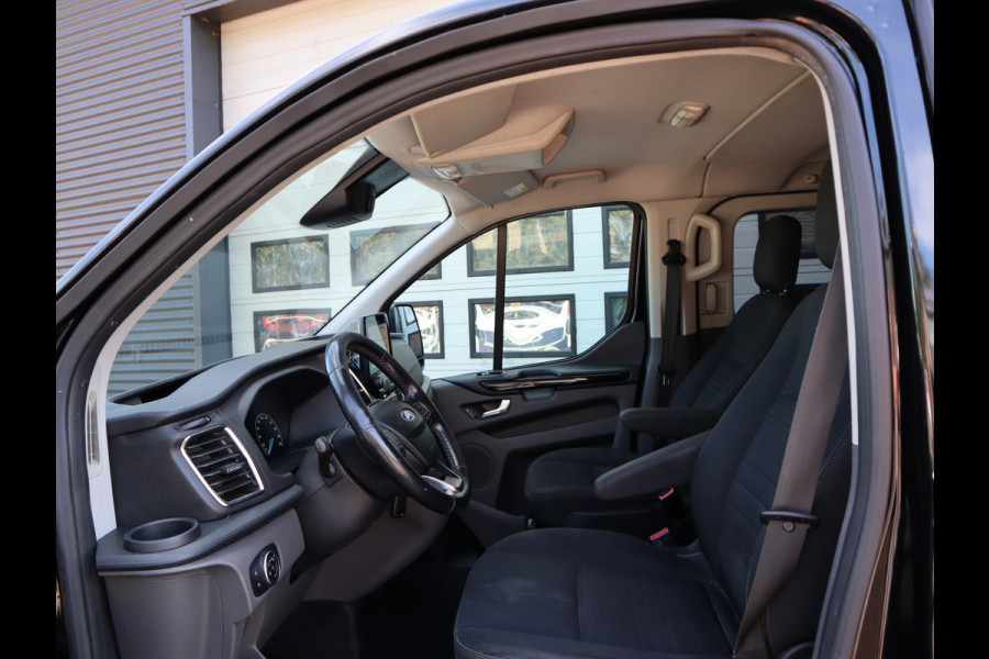 Ford Transit Custom 2.0 TDCI 131pk Euro 6 Automaat DC 5 pers. - 2x Schuifdr. - Trekhaak