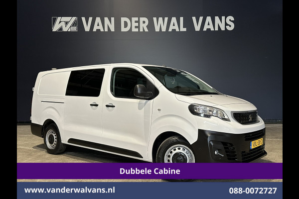 Peugeot Expert 2.0 BlueHDI 123pk L3H1 Dubbele Cabine Euro6 Airco | 6-Zits | Navigatie | 2500kg Trekhaak Apple Carplay, Android Auto, Cruiscontrol, Parkeersensoren, Bijrijdersbank