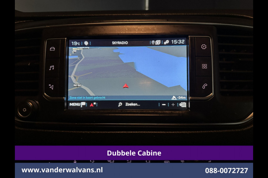 Peugeot Expert 2.0 BlueHDI 123pk L3H1 Dubbele Cabine Euro6 Airco | 6-Zits | Navigatie | 2500kg Trekhaak Apple Carplay, Android Auto, Cruiscontrol, Parkeersensoren, Bijrijdersbank