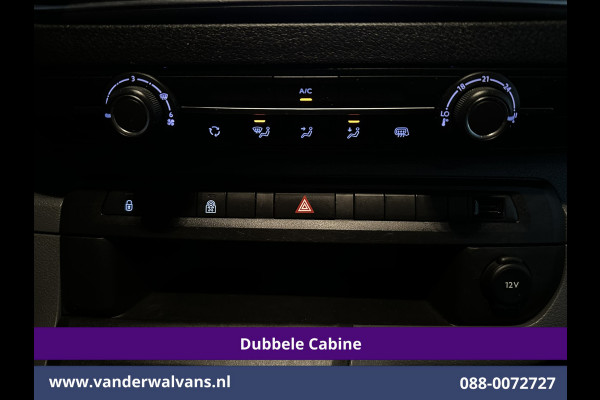 Peugeot Expert 2.0 BlueHDI 123pk L3H1 Dubbele Cabine Euro6 Airco | 6-Zits | Navigatie | 2500kg Trekhaak Apple Carplay, Android Auto, Cruiscontrol, Parkeersensoren, Bijrijdersbank