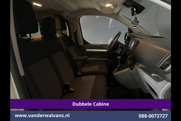 Peugeot Expert 2.0 BlueHDI 123pk L3H1 Dubbele Cabine Euro6 Airco | 6-Zits | Navigatie | 2500kg Trekhaak Apple Carplay, Android Auto, Cruiscontrol, Parkeersensoren, Bijrijdersbank