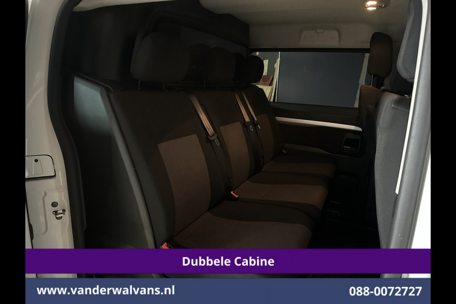 Peugeot Expert 2.0 BlueHDI 123pk L3H1 Dubbele Cabine Euro6 Airco | 6-Zits | Navigatie | 2500kg Trekhaak Apple Carplay, Android Auto, Cruiscontrol, Parkeersensoren, Bijrijdersbank