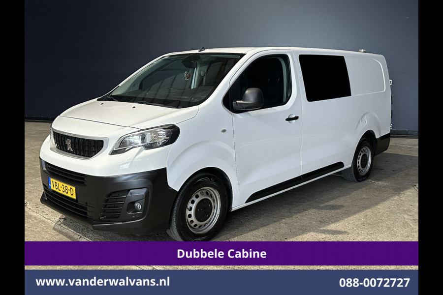 Peugeot Expert 2.0 BlueHDI 123pk L3H1 Dubbele Cabine Euro6 Airco | 6-Zits | Navigatie | 2500kg Trekhaak Apple Carplay, Android Auto, Cruiscontrol, Parkeersensoren, Bijrijdersbank