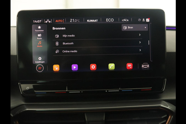 CUPRA Leon 1.4 e-Hybrid VZ | 245pk | Stoel & stuurverwarming | Adaptive cruise | Camera | Carplay | Navigatie | 19'' lichtmetalen velgen | Digital Cockpit | Sportstoelen | PHEV | Plug In