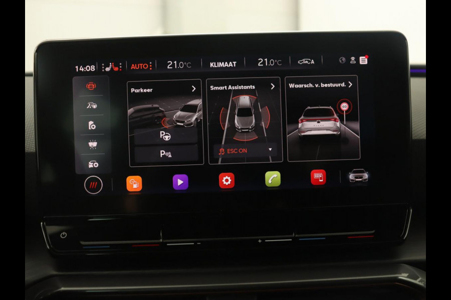 CUPRA Leon 1.4 e-Hybrid VZ | 245pk | Stoel & stuurverwarming | Adaptive cruise | Camera | Carplay | Navigatie | 19'' lichtmetalen velgen | Digital Cockpit | Sportstoelen | PHEV | Plug In