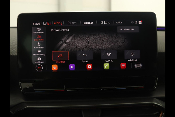 CUPRA Leon 1.4 e-Hybrid VZ | 245pk | Stoel & stuurverwarming | Adaptive cruise | Camera | Carplay | Navigatie | 19'' lichtmetalen velgen | Digital Cockpit | Sportstoelen | PHEV | Plug In