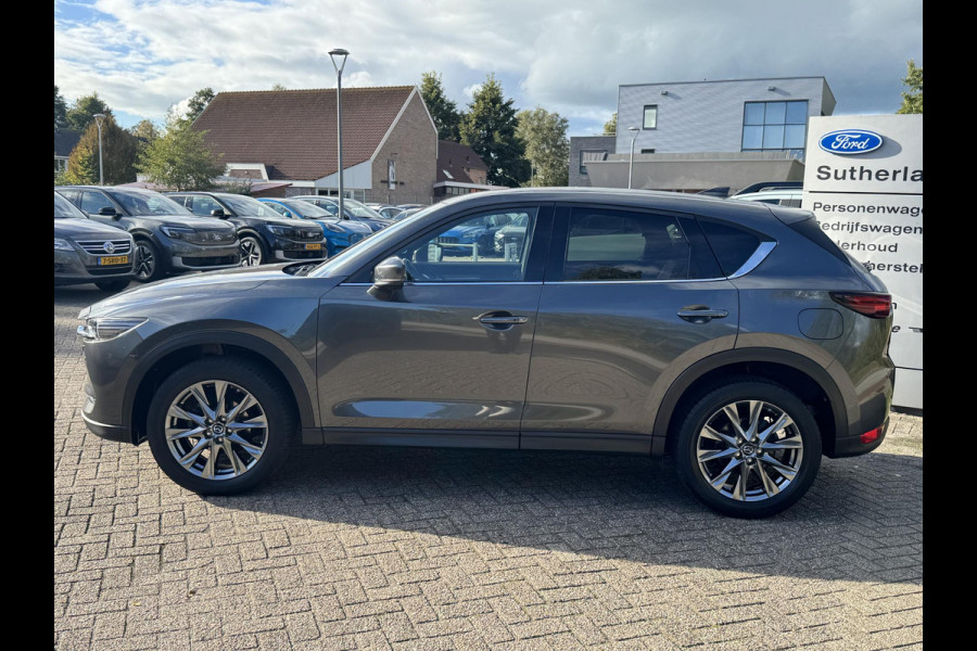 Mazda CX-5 2.0 SkyActiv-G 165 Signature 165pk Automaat | Adaptieve Cruise | Trekhaak | Lederen Bekleding | 360 graden Camera's | Stoelverwarming