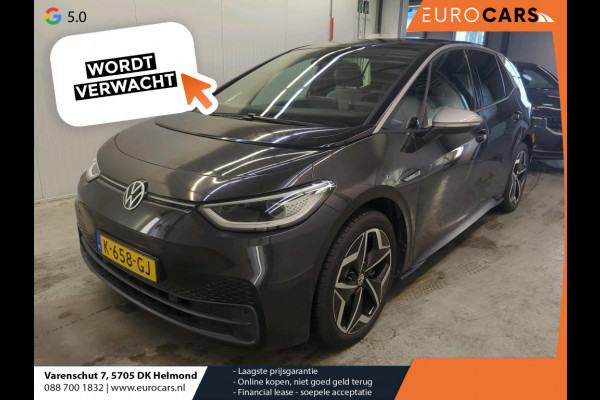 Volkswagen ID.3 First Plus 58 kWh Navigatie Apple Carplay/Android Auto Camera Parkeersensoren Adaptive Cruise Control Full LED Matrix Stoel- en stuurverwarming Lichtmetalen velgen Climate Control