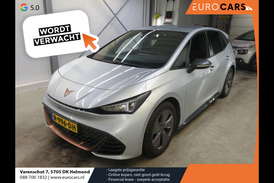 CUPRA Born Business 62 kWh Navigatie Apple Carplay/ Android Auto Camera Parkeersensoren Adaptive Cruise Control Stoel- en stuurverwarming Full Led Climate Control Lichtmetalen velgen