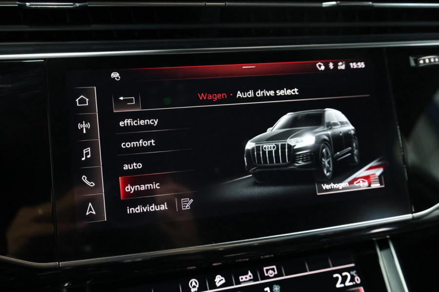 Audi Q7 55 TFSI quattro Pro Line S 7p S-LINE/LED/VIRTUAL/SFEER/BOSE/LUCHT/LEER+S.VERWARMING/22" LMV/ACC/ECC/12 MND GARANTIE!