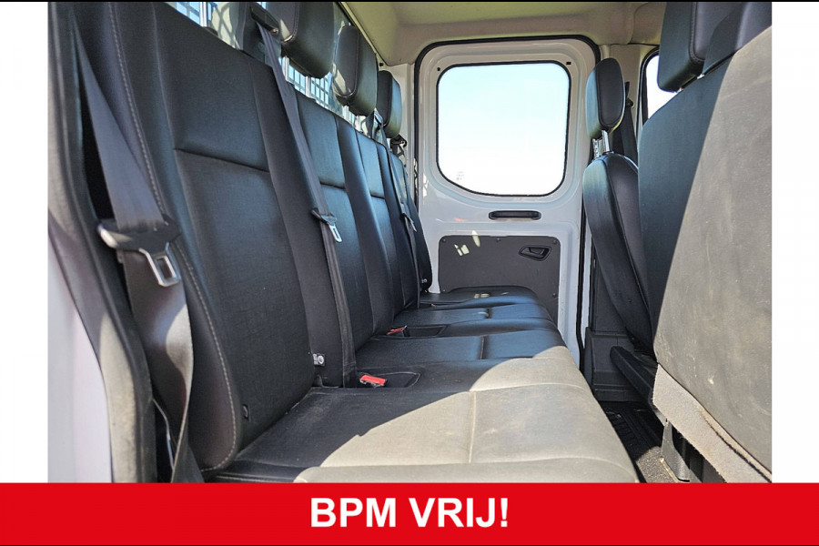 Ford Transit 350 2.0 TDCI L4H1 DC Trend Open Laadbak, Adaptieve Cruise, Airco, Trekhaak, Camera, 170 PK, Euro6!