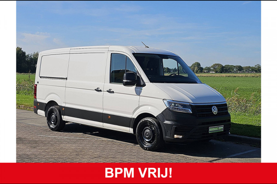 Volkswagen Crafter 35 2.0 TDI L3H2 LED Navi Standkachel Trekhaak PDC Cruise Stoelverwarming Apple Carplay Euro6 140 PK!