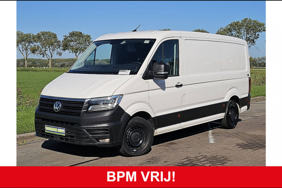 Volkswagen Crafter 35 2.0 TDI L3H2 LED Navi Standkachel Trekhaak PDC Cruise Stoelverwarming Apple Carplay Euro6 140 PK!