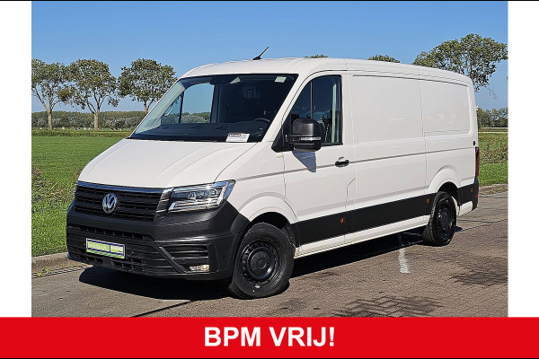 Volkswagen Crafter 35 2.0 TDI L3H2 LED Navi Standkachel Trekhaak PDC Cruise Stoelverwarming Apple Carplay Euro6 140 PK!
