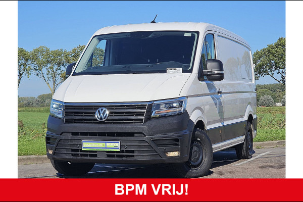 Volkswagen Crafter 35 2.0 TDI L3H2 LED Navi Standkachel Trekhaak PDC Cruise Stoelverwarming Apple Carplay Euro6 140 PK!