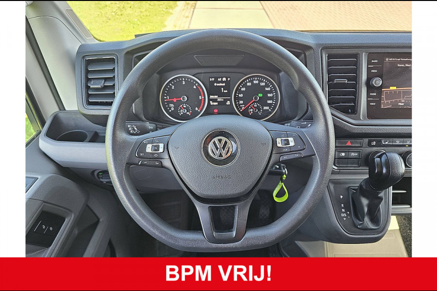 Volkswagen Crafter 35 2.0 TDI L3H2 LED Navi Standkachel Trekhaak PDC Cruise Stoelverwarming Apple Carplay Euro6 140 PK!