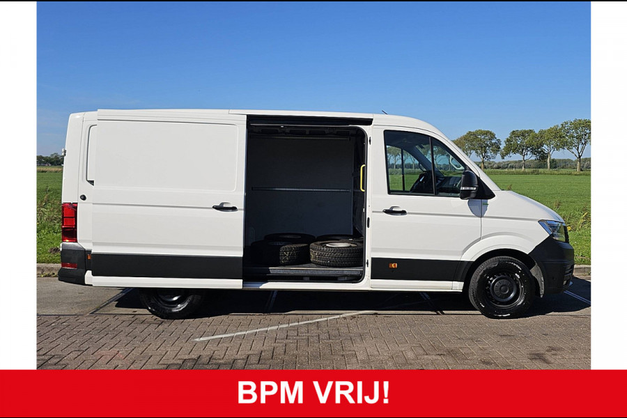 Volkswagen Crafter 35 2.0 TDI L3H2 LED Navi Standkachel Trekhaak PDC Cruise Stoelverwarming Apple Carplay Euro6 140 PK!