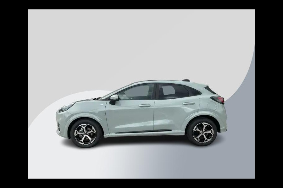 Ford Puma 1.0 EcoBoost Hybrid ST-Line Automaat 125pk | Panoramadak | Trekhaak afneembaar | Winter Pack | Adaptive cruise control | Elektrische achterklep | Matrix LED | Keyless Entry | Navigatiesysteem | Privacy glass