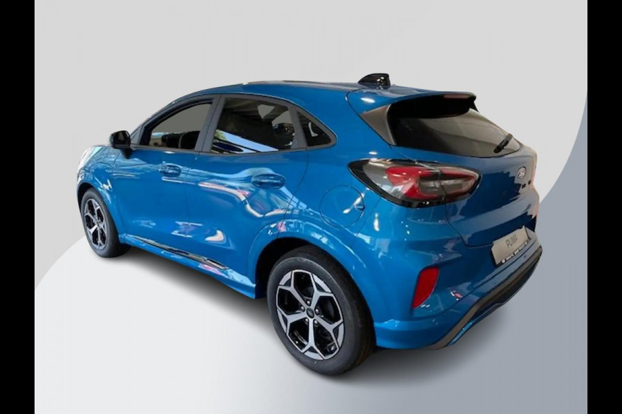 Ford Puma 1.0 EcoBoost Hybrid ST-Line Automaat 125pk | Panoramadak | Trekhaak afneembaar | Winter Pack | Adaptive cruise control  | Elektrische achterklep | Matrix LED | Keyless Entry | Navigatiesysteem | Privacy glass